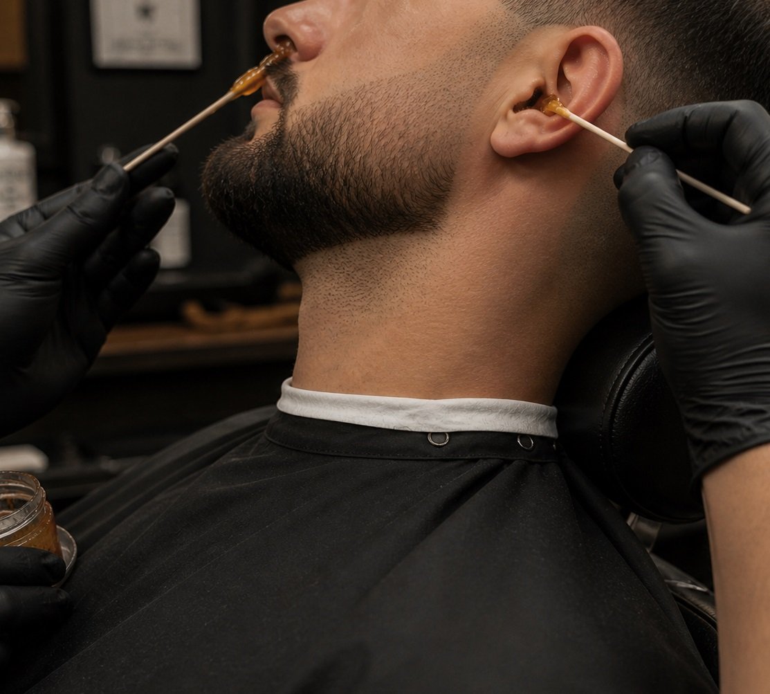 Waxing ear & nose